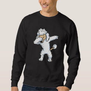 Dabbing Poodle Dog Dab Dance Sweatshirt