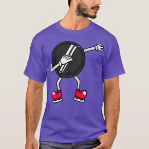 Dabbing Puck Hockey Player   Ice Hockey  T-Shirt
