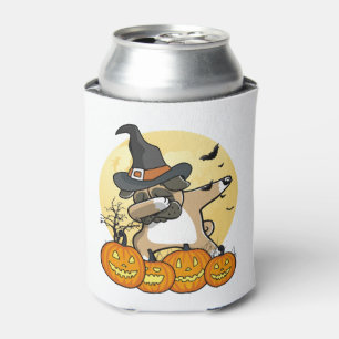 Dabbing Pug Halloween Can Cooler
