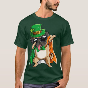 Dabbing Pug Irish Leprechaun St Patricks Day For D T-Shirt