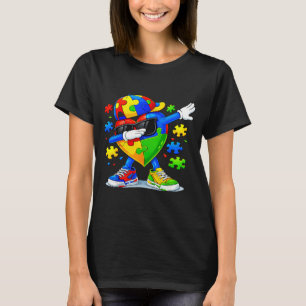 Dabbing puzzle autism awareness funny T-Shirt