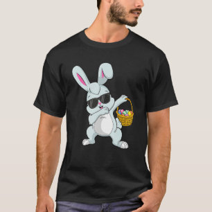 Dabbing Rabbit Easter Day Eggs Dab Men Women Boys  T-Shirt
