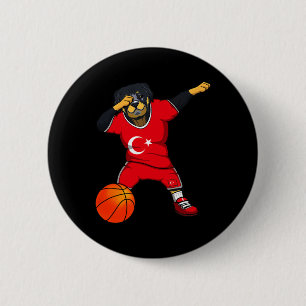 Dabbing Rottweiler Turkey Jersey Turkish Sketll Fa 6 Cm Round Badge
