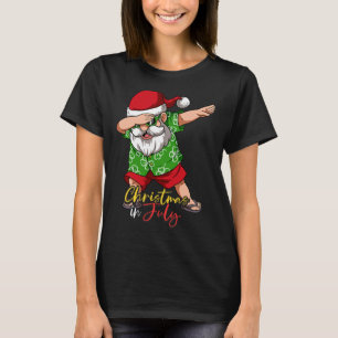 Dabbing Santa Christmas In July  T-Shirt