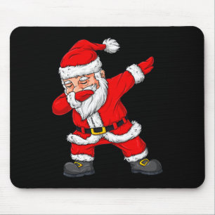 Dabbing Santa Claus Christmas Boys Girls Kids Dab  Mouse Pad