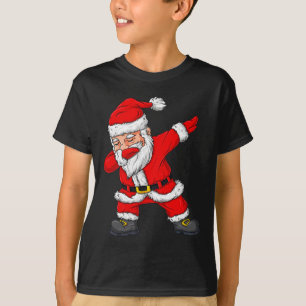 Dabbing Santa Claus Christmas Boys Girls Kids Dab  T-Shirt