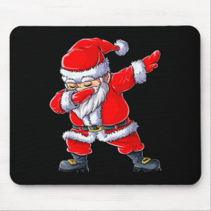Dabbing Santa Claus Christmas Boys Men Funny Xmas  Mouse Pad