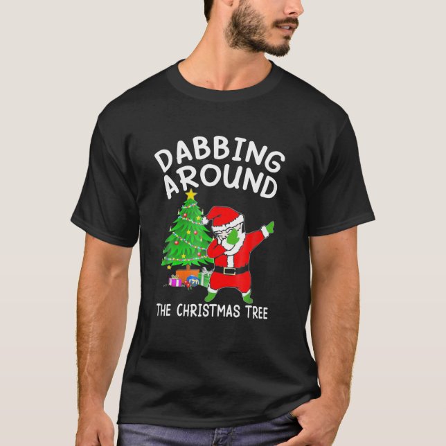 Dabbing Santa Claus Christmas Dab Tees (Front)