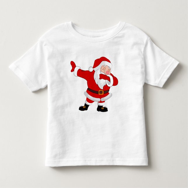 Dabbing Santa Claus Christmas Holiday Dab Toddler T-Shirt (Front)