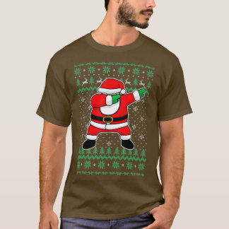 Dabbing Santa Claus Christmas Holidays Dab  T-Shirt