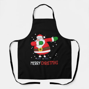 Dabbing Santa Claus Dab Dap Christmas Apron
