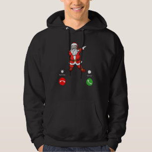 Dabbing Santa Claus Is Calling Christmas For Men Hoodie