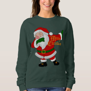 dabbing santa claus sweatshirt