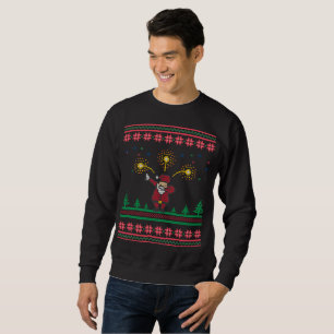 Dabbing Santa Claus Ugly Christmas Sweater