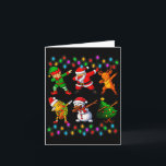 Dabbing Santa Elf Friendship Christmas Boys Kids X Card<br><div class="desc">Dabbing Santa Elf Friendship Christmas Boys Kids Xmas Dab</div>