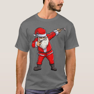 Dabbing Santa Golf Christmas Club Hat Ball Sport G T-Shirt