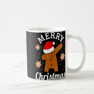 Dabbing Santa Hat Gingerbread Man Xmas For Girls T Coffee Mug