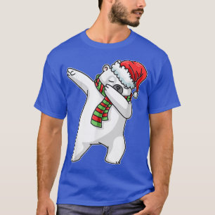 Dabbing Santa Polar Bear Christmas Funny Xmas Dab T-Shirt