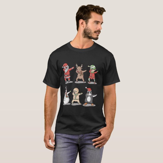 Dabbing Santa Ugly Sweater (Front Full)