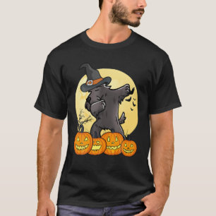 Dabbing Scottish Terrier Dab Dance Funny Dog Hallo T-Shirt