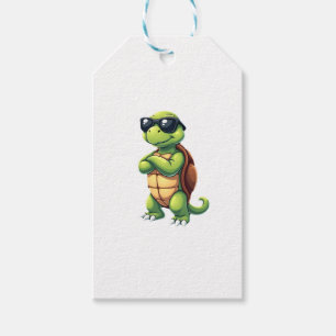 Dabbing Sea Turtle Animal Lover Save The Turtles ( Gift Tags