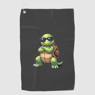 Dabbing Sea Turtle Animal Lover Save The Turtles ( Golf Towel