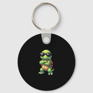 Dabbing Sea Turtle Animal Lover Save The Turtles ( Key Ring