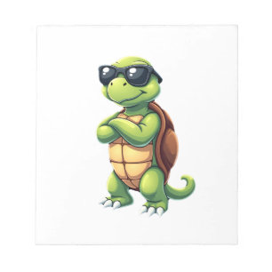 Dabbing Sea Turtle Animal Lover Save The Turtles ( Notepad