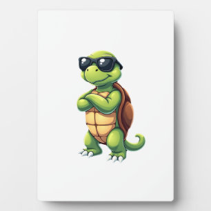 Dabbing Sea Turtle Animal Lover Save The Turtles ( Plaque