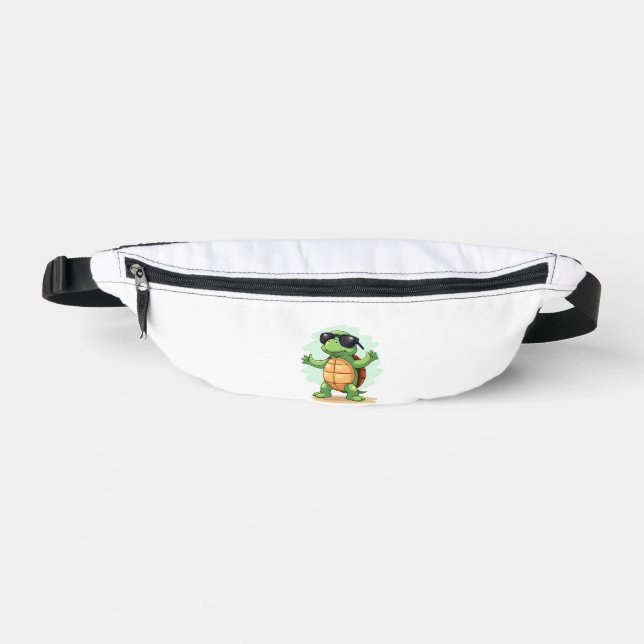 Dabbing Sea Turtle Animal Lover Save The Turtles T Bum Bags (Front)