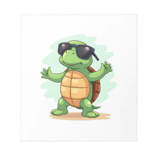 Dabbing Sea Turtle Animal Lover Save The Turtles T Notepad