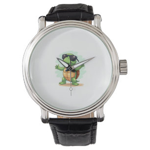 Dabbing Sea Turtle Animal Lover Save The Turtles T Watch