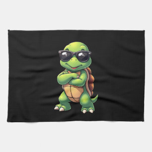 Dabbing Sea Turtle Animal Lover Save The Turtles ( Tea Towel