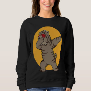 Dabbing Shar Pei  1 Sweatshirt