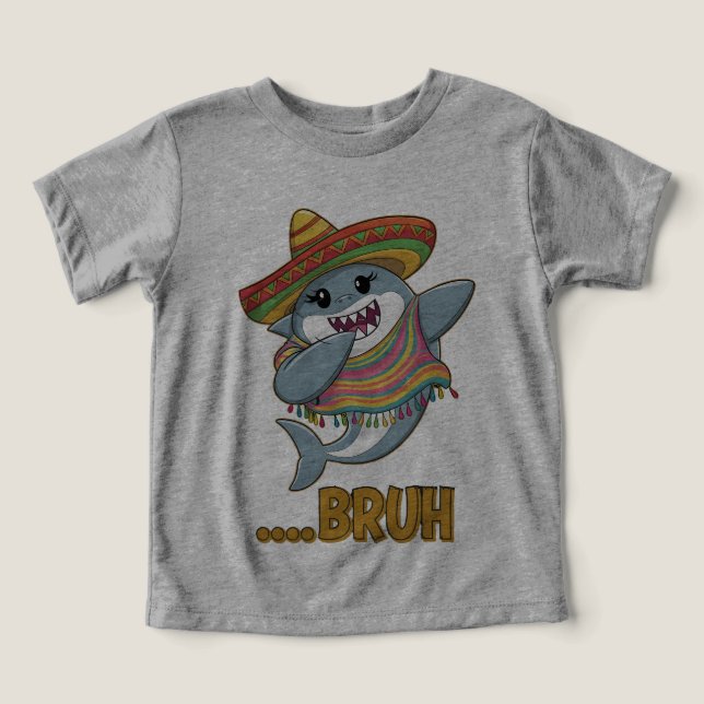 Dabbing Shark Cinco de Mayo Costume Funny Design (Design Front)