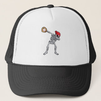 Dabbing Skeleton Baseball Shirt for Men Women Boys Trucker Hat