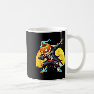 Dabbing Skeleton Headless Pumpkin Dab Dance Boys H Coffee Mug