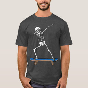 Dabbing Skeleton Skater Grandson Boyfriend Son Ska T-Shirt