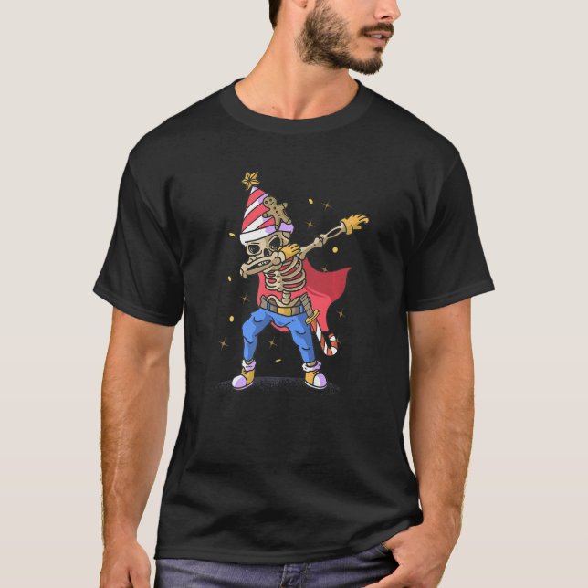 Dabbing Skeleton T-Shirt (Front)