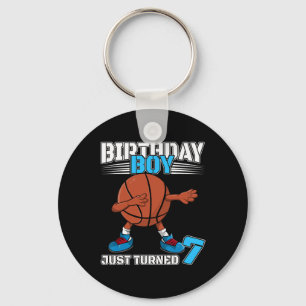 Dabbing Sketll 7th Birthday Boy 7 Years Old Boys D Key Ring