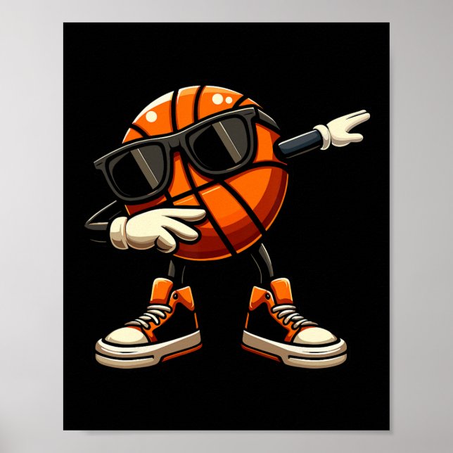 Dabbing Sketll Ll Sungles Sketll  Poster (Front)