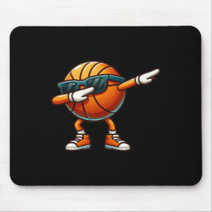 Dabbing Sketll Sports Player Sketll Team Game Love Mouse Pad