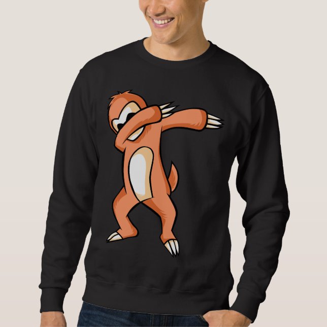 Dabbing Sloth 104 Sweatshirt (Front)