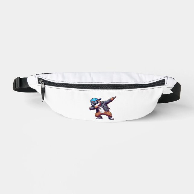 Dabbing Sloth T-Shirt Bum Bags (Front)