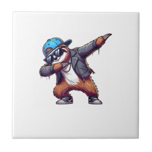 Dabbing Sloth T-Shirt Tile