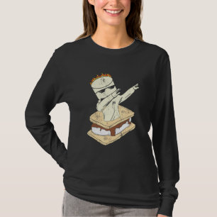 Dabbing Smore Outdoor Activity Bonfire Camper Camp T-Shirt