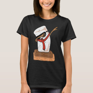 Dabbing S'mores Smores Marshmallow Camping Food T-Shirt