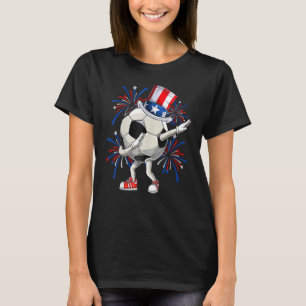Dabbing Soccer Ball  Men Women Sports Player Dab T-Shirt