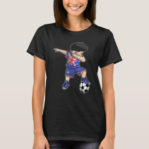 Dabbing Soccer Boy Australia   Australian Boys Foo T-Shirt
