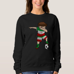 Dabbing Soccer Boy Iran Iranian Boys Persian Foot Sweatshirt
